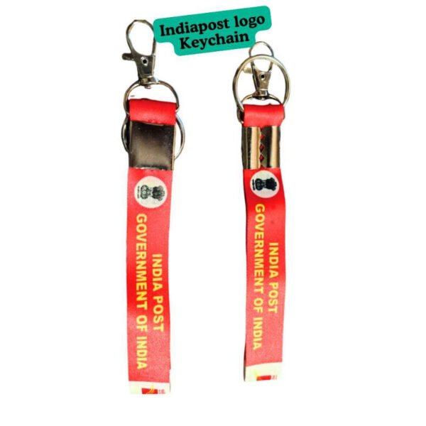 India Post Keychain with Lanyard & Steel Hook