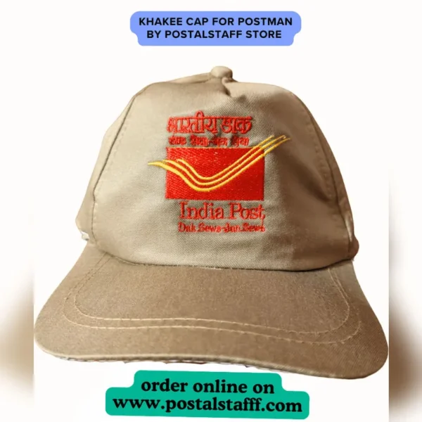 Indiapost Postman Cap - New Indiapost logo