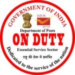 India Post On Duty Essential Service Sticker – For Bike & Car